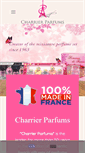 Mobile Screenshot of charrierparfums.com